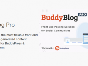 BuddyBlog Pro Plugin Free Download [v1.3.8]