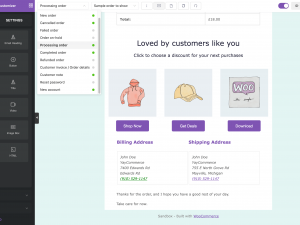 [GPL] Free Download Email Customizer WooCommerce Extension v1.2.0