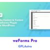 gpl free download weforms pro plugin v1 3 14