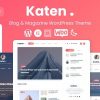 Katen Blog Magazine WordPress Theme Nulled