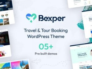 Bexper (v1.0.16) Travel & Tour Booking WordPress Theme