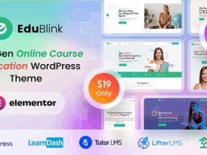EduBlink Education Online Course WordPress Theme Nulled