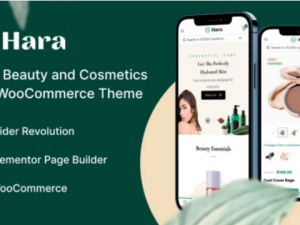 Hara Beauty and Cosmetics Shop WooCommerce Theme Nulled