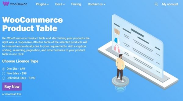 WooCommerce Product Table PRO WooBeWoo Nulled