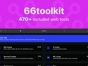 66toolkit – Ultimate Web Tools System (SAAS) With Lifetime Update.