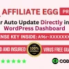 Affiliate Egg Pro With Original License Key For 1 Year Auto Update.