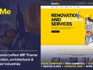 BuildMe (v6.4) Construction & Architectural WP Theme [Activated]