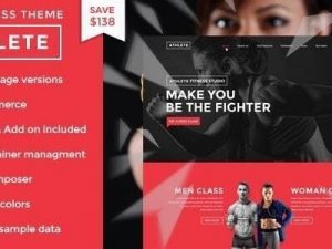 Athlete Fitness (v3.8.4) Gym and Sport WordPress Theme