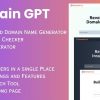 Domain GPT (9 August 2024) AI Domain Name Generator | Domain Tools | React Nextjs script.