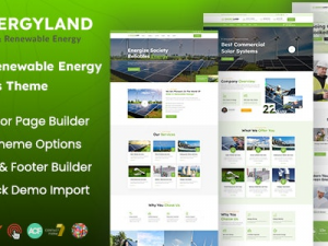 Energyland (v1.2.0) Solar & Renewable Energy WordPress Theme