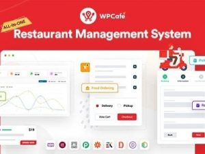 WP Cafe PRO v2.2.25 + Free 2.2.15 Table Reservation, Food Menu & Online Food Ordering for WooCommerce (Activated**)