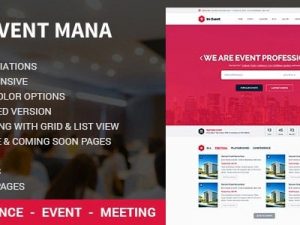 Event Management WordPress Theme v1.9.4