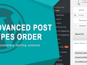 Advanced Post Types Order v5.3.2 [Activated*]