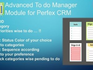 Advanced To do Manager Module for Perfex CRM v1.0.3