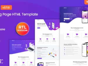 AppCo (v4.0.0) App Landing Page Template 