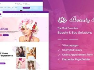 BeautyPress v.3.2 Beauty Salon Spa WordPress Theme