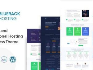 Bluerack (v2.3) Modern Hosting WordPress Theme