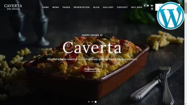 Caverta Restaurant WordPress Theme Nullled