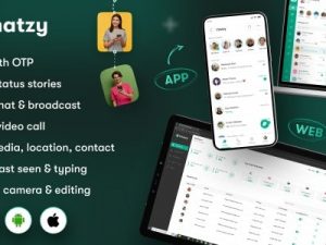 Chatzy v1.0.8 Whatsap Clone Chat & Call App | User App | Web App | Admin App | Inapp Subscription