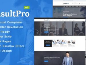 ConsultPro v3.0 Finance and Consultancy WordPress Theme