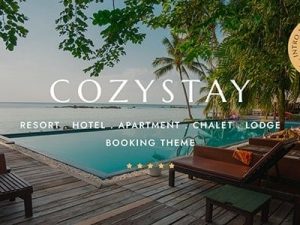 CozyStay (v1.5.0) Hotel Booking WordPress Theme