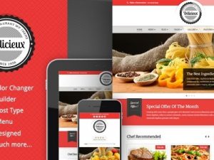 Delicieux (v1.3.4) Restaurant WordPress Theme