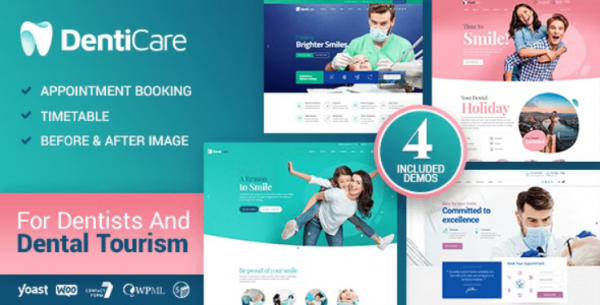 DentiCare Nulled Medical Dentist Dental Clinic Free Download