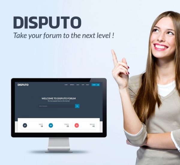 Disputo WordPress bbPress Forum Theme Nulled