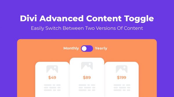 Divi Advanced Content Toggle Module Nulled