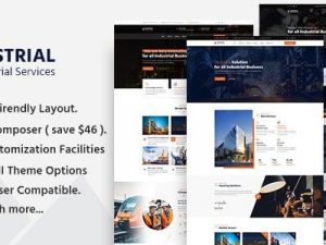 Dustrial (v2.0.4) Factory & Industrial WordPress Theme