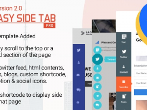 Easy Side Tab Pro (v2.0.7) Responsive Floating Tab Plugin For WordPress