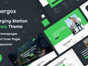 Energox v1.1 EV Charging Station WordPress Theme