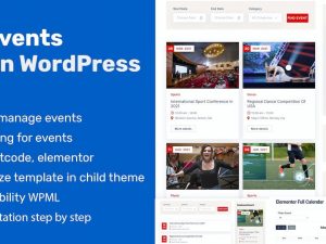 FullEvents (v1.2.2) Event Plugin WordPress