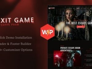 Exit Game v1.4.1 Real-Life Secret Escape Room WordPress Theme