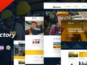 Factory HUB (v1.4.0) Industry and Construction WordPress Theme