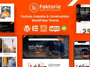 Faktorie (v1.8) Industry & Factory WordPress Theme