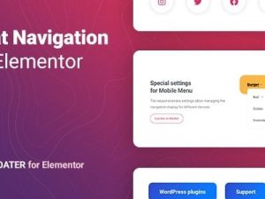 Floater (v1.0.7) Sticky Navigation Menu for Elementor