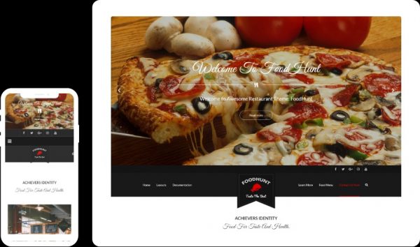 FoodHunt Restaurant WordPress Theme Nulled