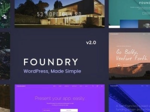 Foundry (v2.1.9) Multipurpose, Multi-Concept WP Theme