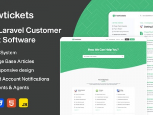 [Activated] Fowtickets (v2.1) Advanced Laravel HelpDesk & Ticket System
