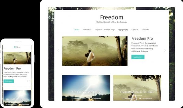 Freedom Pro Photography WordPress Theme Nulled