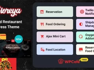 Gloreya (v2.0.8) Fast Food WordPress Theme