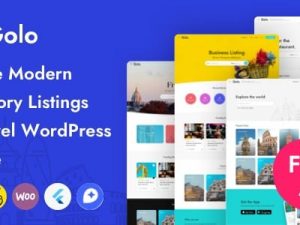 Golo (v1.6.6) Directory & Listing, Travel WordPress Theme