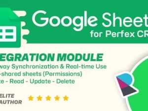 Google Sheets module for Perfex CRM v1.1.0 – Two-way Spreadsheets Synchronization