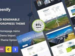 Greenify v1.7 Solar & Renewable Energy WordPress Theme