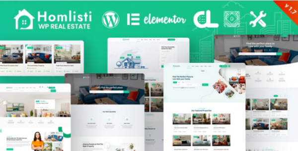 Homlisti – Real Estate WordPress Theme RTL Nulled