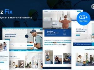 HouzFix (v1.0.7) Plumber, Handyman Services WordPress Theme