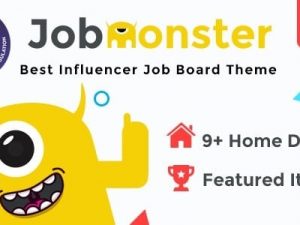 Jobmonster (v4.7.3) Job Board WordPress Theme (Activated)