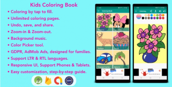 Kids Coloring Book for Android Nulled