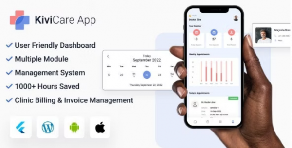 KiviCare Flutter 3.x App Clinic Patient Management System Free Download
